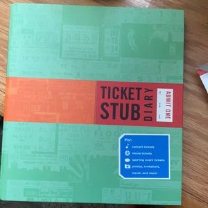 Ticket stub diary
